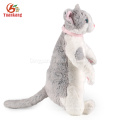 ICTI 30cm plush cat toy long leg cat of plush toy lifelike plush toy